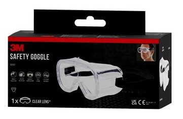 GOGGLE 4800 TRANSP (1PC)