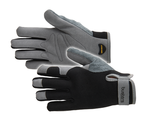 [1028494002] HANDSCHOEN ALL ROUND MEN BLACK CROSS (1PR)